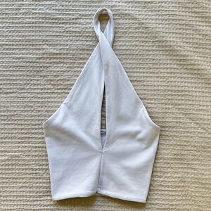 NWOT Zara Halter Neck Crop Top